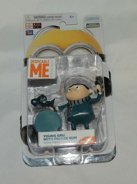 Despicable Me Young Gru With Freeze Gun Minion Made Poseable Action Figure For Sale Online Ebay