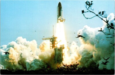 Postcard Shuttle Launch Florida