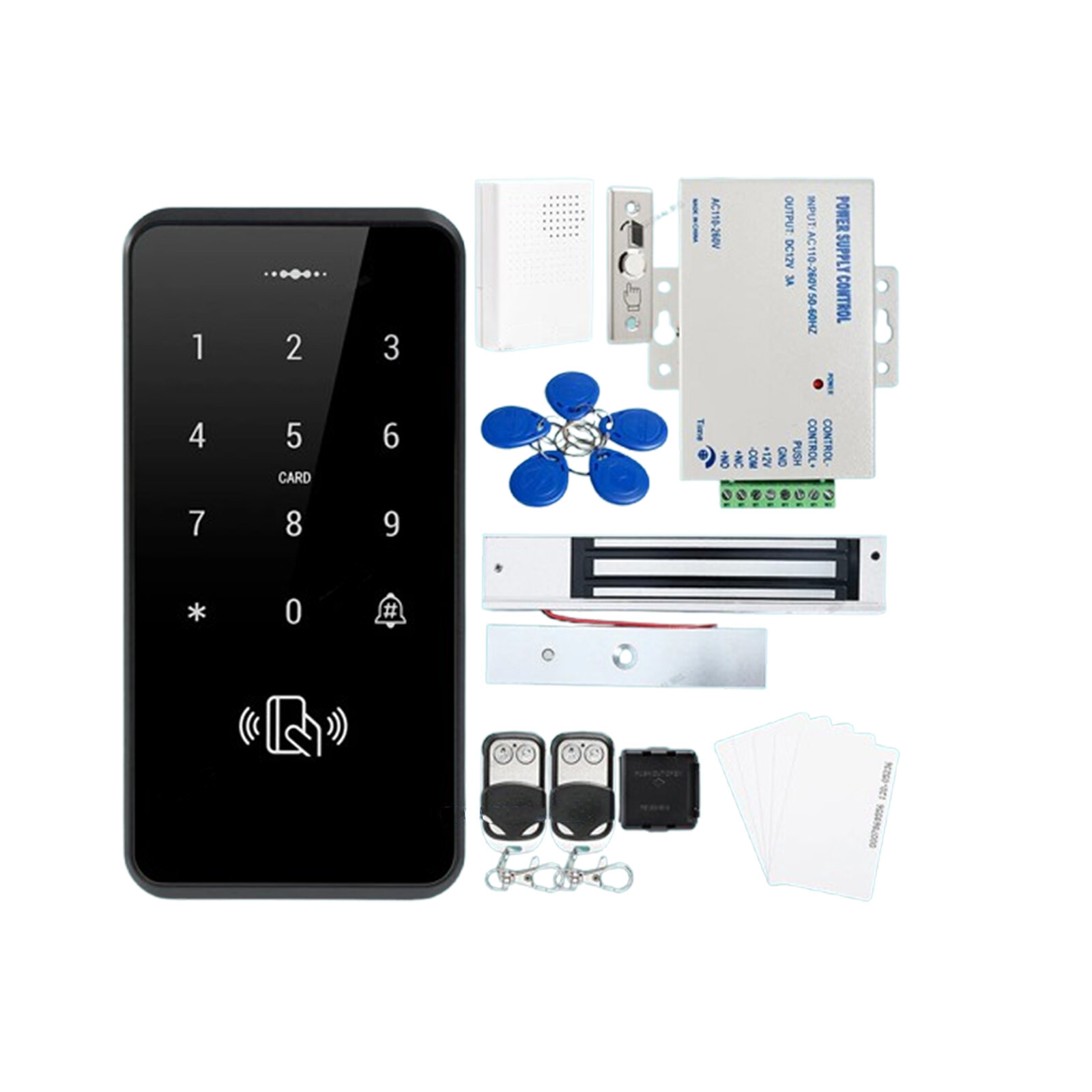 Waterproof Touch Keypad Access Control with 280KG Magnetic Lock