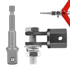 1/2" Car Scissor Jack Adapter & Drive Impact Wrench Tool Chrome Vanadium Steel