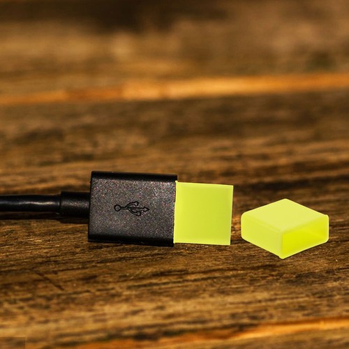 40 Pcs USB Dust Plug Small Male Port Cover Charging Cable Protectors - 第 8/12 張圖片