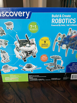 NEW Robotics Build and Create 3 Robots by Discovery Sealed!