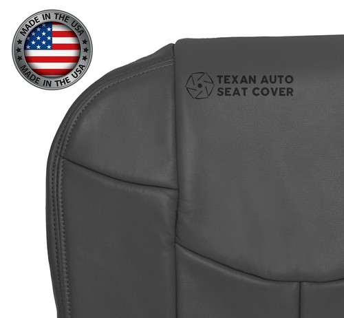 Fits 2002 Chevy Avalanche 2500 LS Front Replacement Seat Cover Leather Dark Gray - Bild 62 von 77