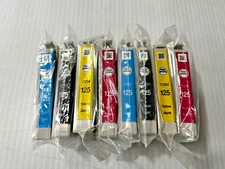 Epson 125 Ink Set of 8 (2 SETS) CMYK NEW OEM Sealed Genuine NX-125 NX-127 NX-130