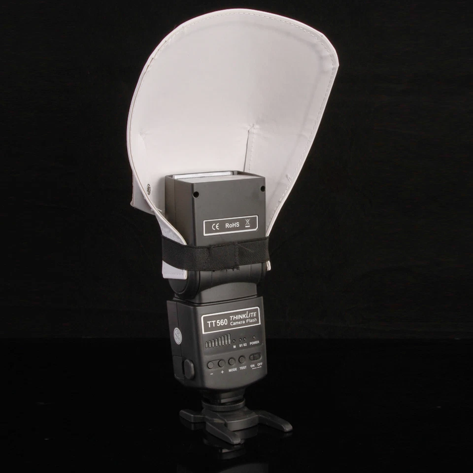 Flash Bounce Soft Reflective Shovel Diffuser for Canon Nikon Sony Yongnuo - Image 2 of 4