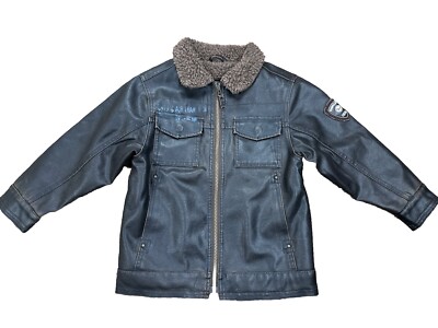 Leather Bomber Boys Faux Leather Jacket Leather Bomber Jacket