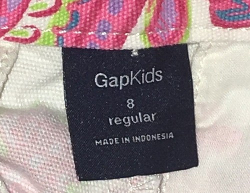 Girls Shorts Lot of 2 Size 8 Gap Old Navy EUC LN Summer Cotton Pink Blue White - Picture 3 of 4