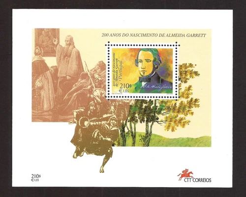 [210] Portugal 1999, Block MNH**Ameida Garrett, writer