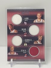 2007-08 Topps Luxury Box 8 Jersey Relic 24/25 - Wade Garnett O'Neal Kidd Bosh