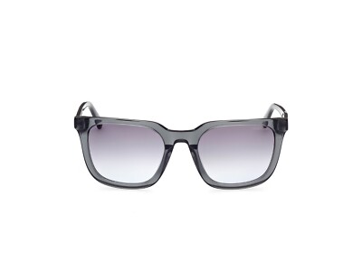 GANT GA7213 92P Smokey Gray Square Plastic Sunglasses Frame 56-22-140 Mirrored