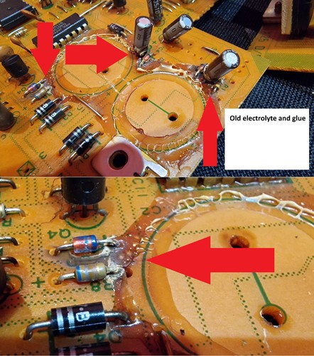 Stereo Receiver ONKYO TX-860 Repair KIT - all capacitors - Picture 3 of 16