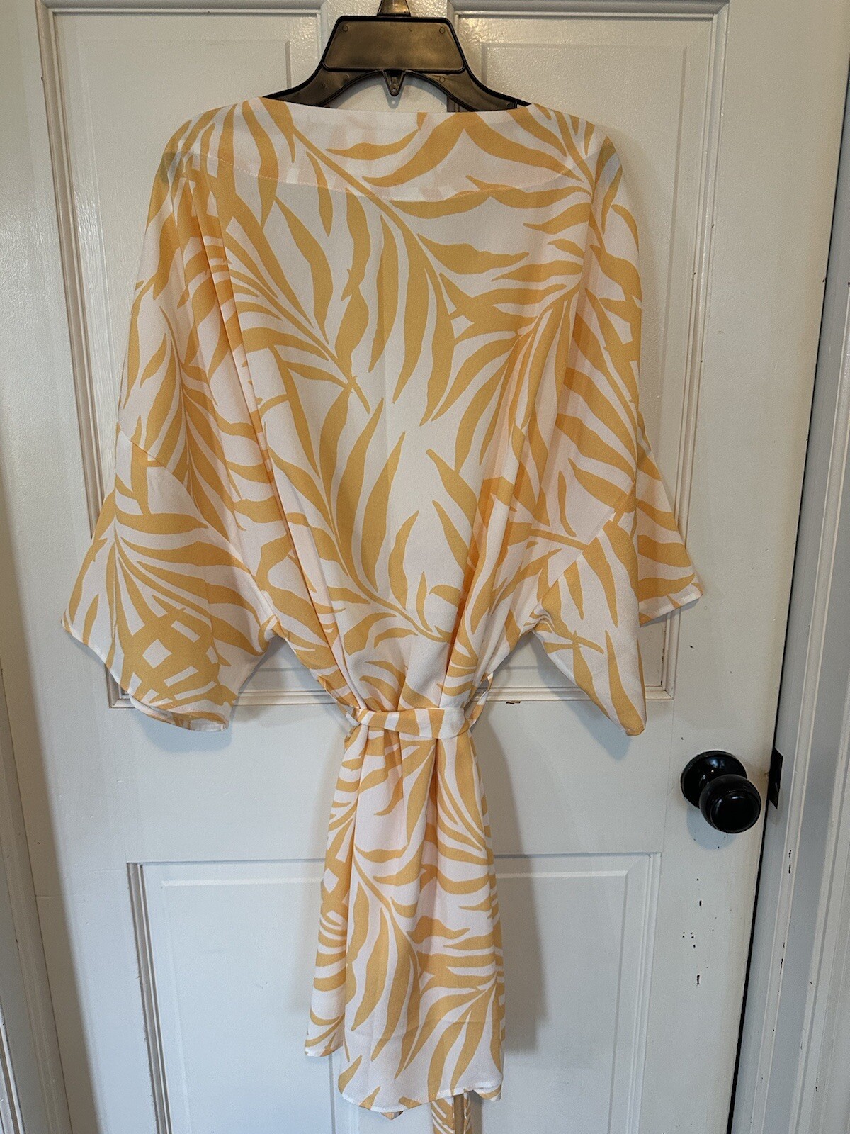Maison Du Soir XS/S Kimono Luxe Robe Magnolia Pal… - image 5