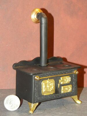 Dollhouse Miniature Kitchen Cook Stove Reutter 1:12 scale F69 Dollys Gallery