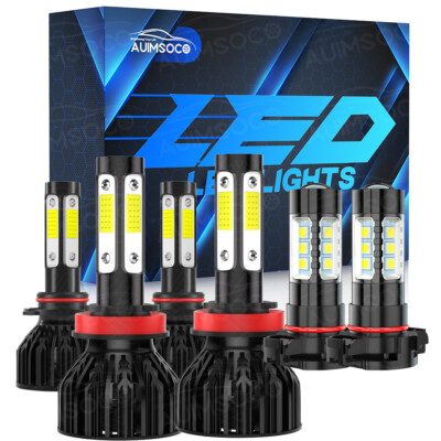 For 2007-2014 Chevy Suburban Tahoe LED faro de luz baja alta luces de niebla