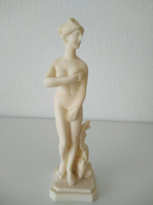 Skulptur Statue  Figur von FARO ITALY Alabaster 