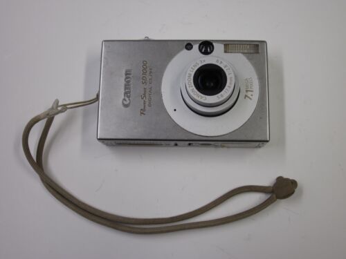 Canon PowerShot SD1000 7.1MP Digital Camera - For Parts - Read Description