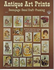 Antique Art Prints for Copying Transfer Decoupage Decal Craft Framing VTG Book