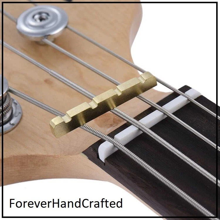 ForeverHandCrafted BRASS GUITAR NUT for Fender JAZZ Bass 38mm
