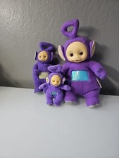 Vintage Teletubbies Plush Doll Lot Of 3 1998