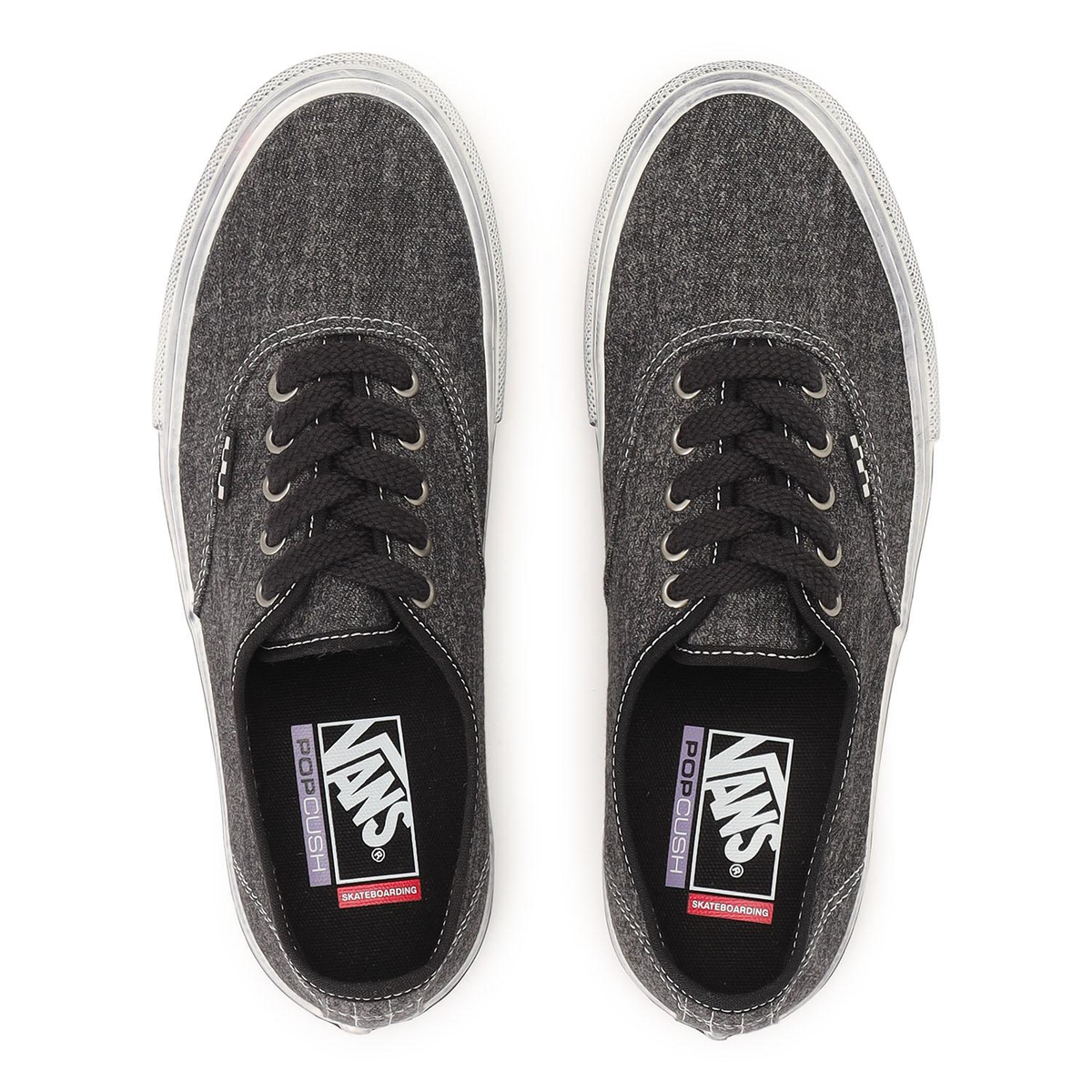 国内配送 VANS SKATE AUTHENTIC DENIM CHA/BLACK Vans Skate Authentic Denim Cha Black VN0A2Z2ZCC8 Men's Size