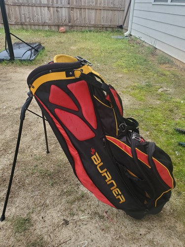 Taylormade Burner Golf Stand Bag with double shoulder strap - Picture 6 of 12