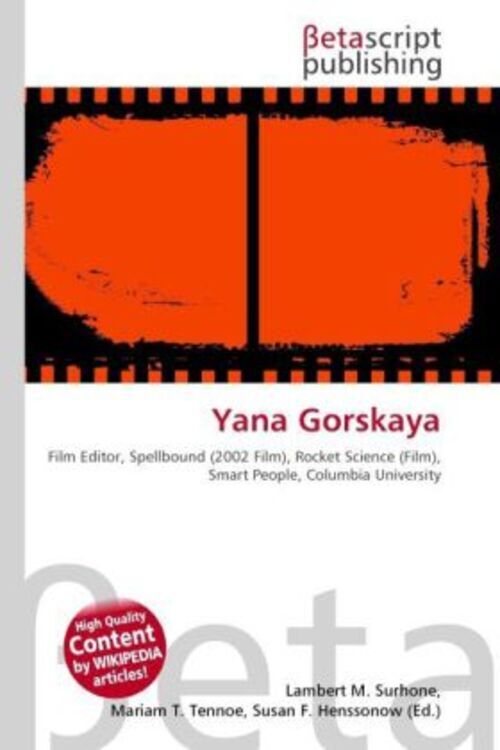 Yana Gorskaya Lambert M. Surhone (u. A.) Taschenbuch Englisch Ean
