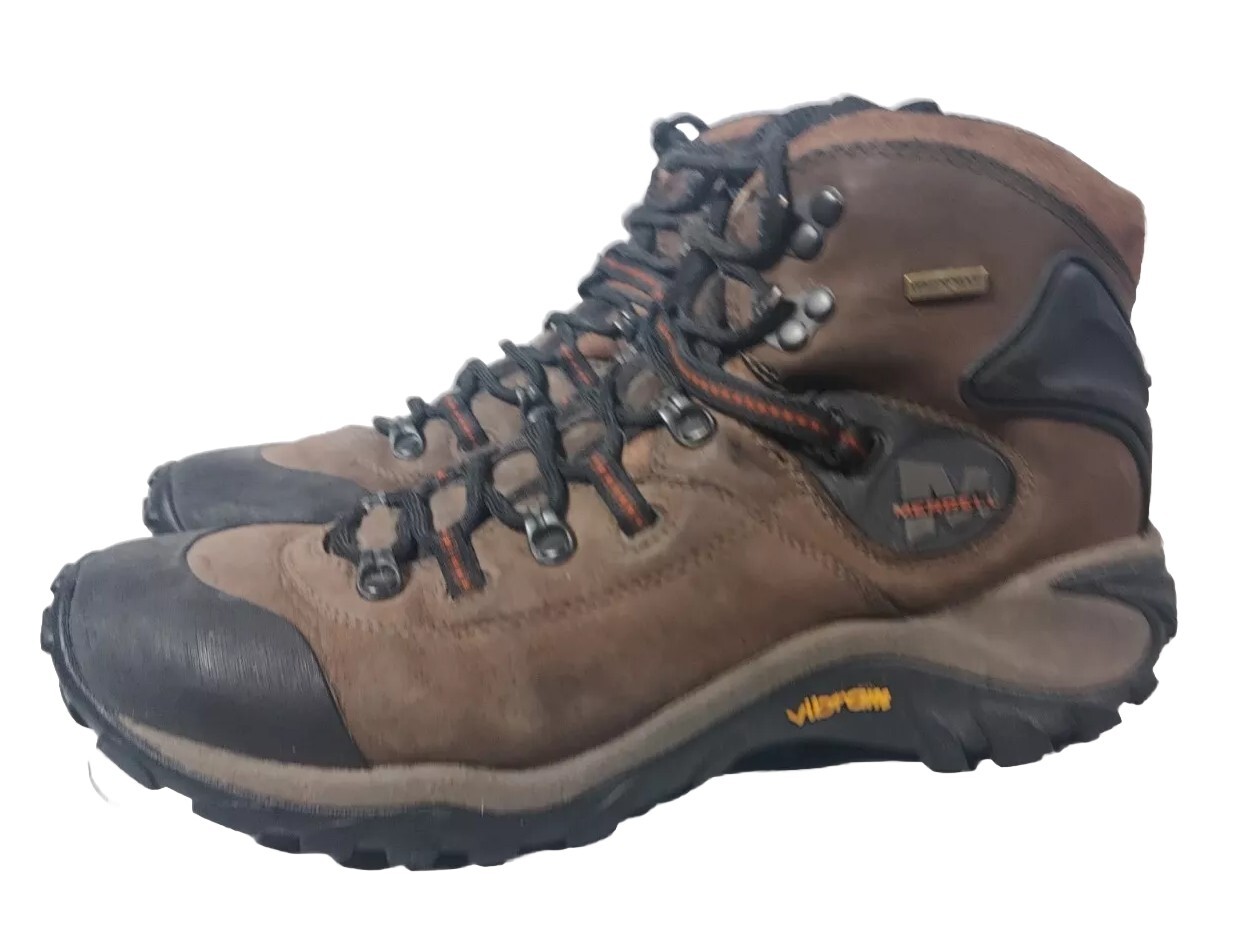 Merrell PHASER PEAK Waterproof Dark Brown Hiking Boot Women's Size 10