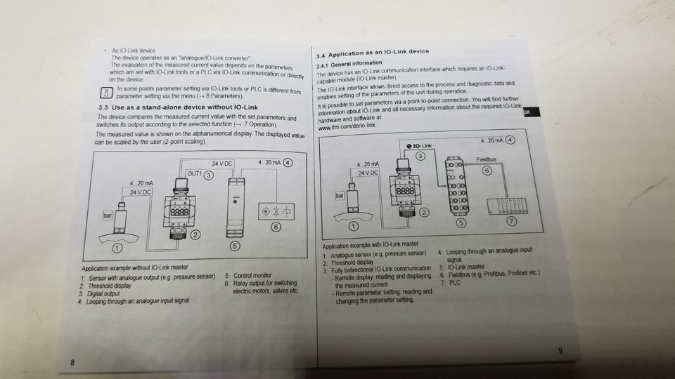IFM DP2200 IOLink analog signal converter eBay