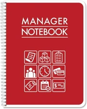 BookFactory Manager Notebook Manager's Log Book Planner Management Logbook - ...