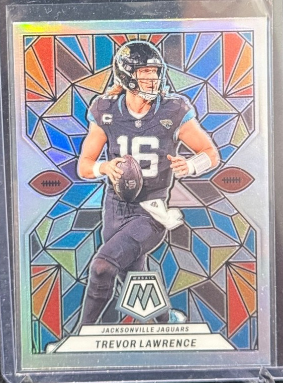 2024 Panini Mosaic Trevor Lawrence Stained Glass SSP #SG-2 Jacksonville Jaguars