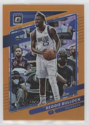 2021-22 Panini Donruss Optic Orange Prizm 47/199 Reggie Bullock #125 pe8