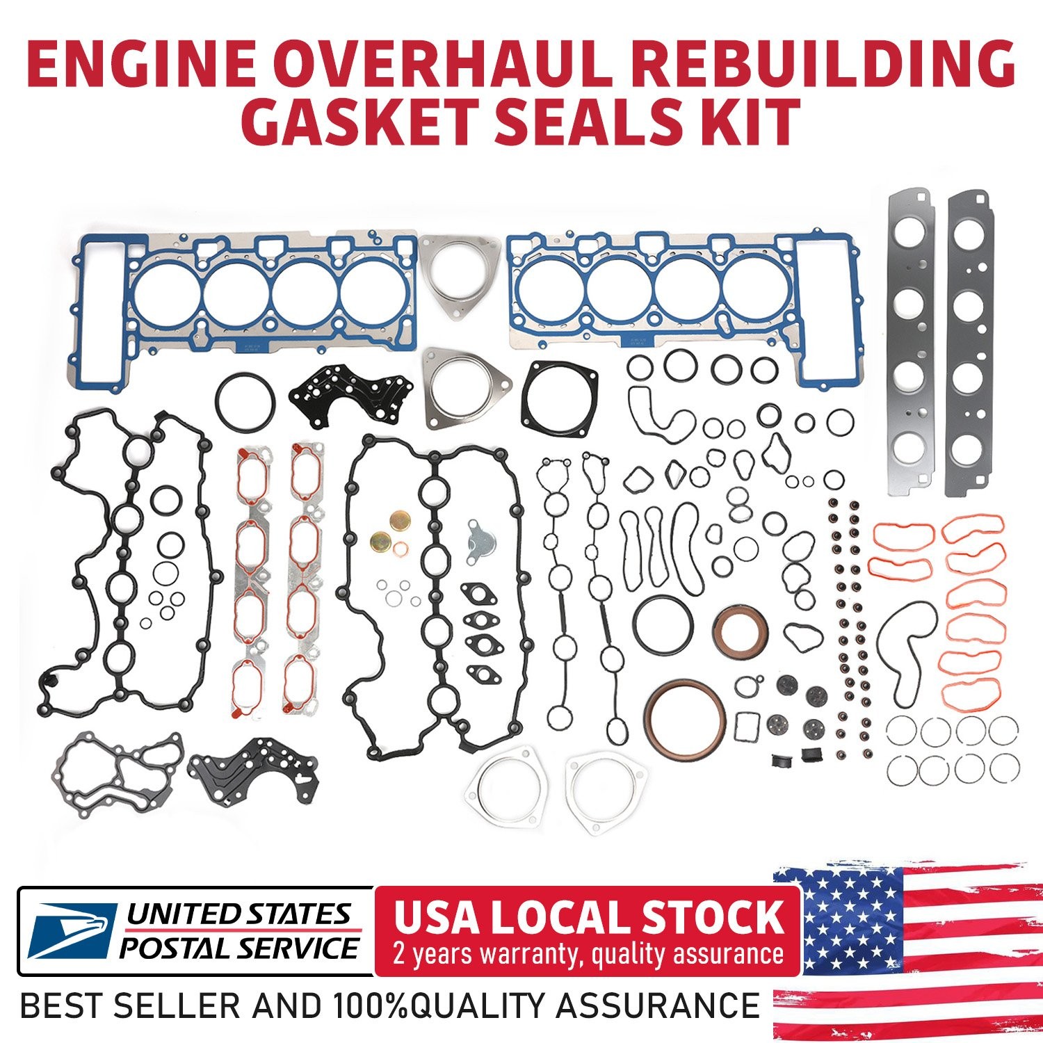 079103383AQ Engine Cylinder Head Gasket Set For Audi R8 4.2L 08-2012 & 2014-2015
