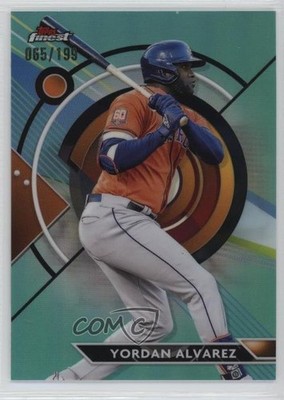 2023 Topps Finest Aqua Refractor /199 Yordan Alvarez #61 1r1k