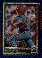 2025 Panini Donruss Optic [Blue Velocity] - Mike Schmidt #82 - Phillies