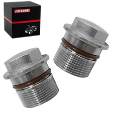 2 x Fork Bolt Caps For Honda MT250 CR250 CB450 CB500 CB550 CB750 XL250 XL350