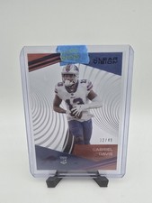 2020 Panini -Chronicles Clear Vision Football #CV-26 Gabriel Davis /49 Purple RC