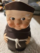 VINTAGE GOEBEL FRIAR TUCK MONK LARGE PITCHER 8-1/4" GERMANY BEE IN V S 141-3