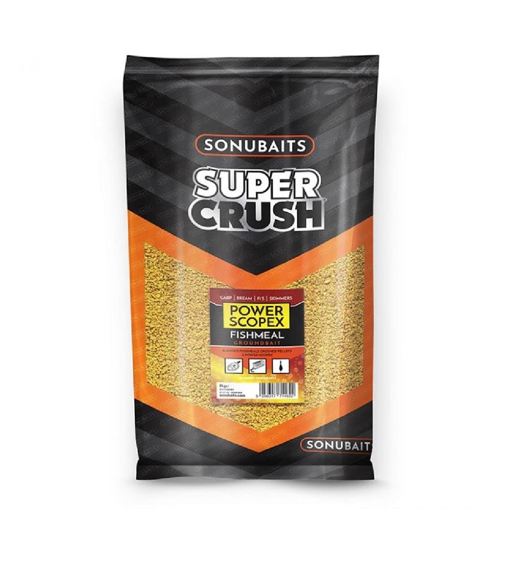 Sonubaits Groundbait Power Scopex 2kg Grundfutter Feederfutter Crushed Pellets