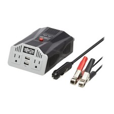 Car Power Inverter with 2 Outlets  2 USB Charging Ports, Auto Inverter, 400W