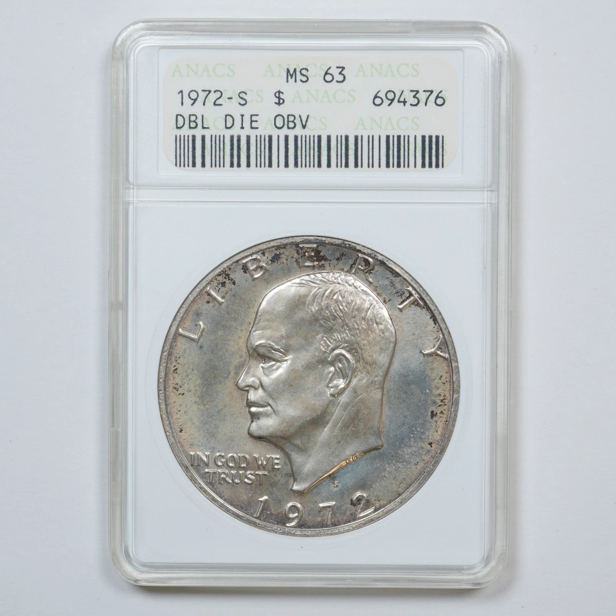 Silver MS 63 Graded Eisenhower Dollars (1971-1978) for sale | eBay