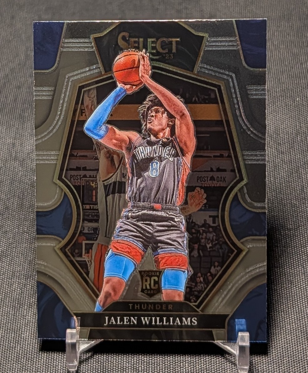 Jalen Williams Premier Level Rookie RC 2022-23 Panini Select Card #167 Thunder