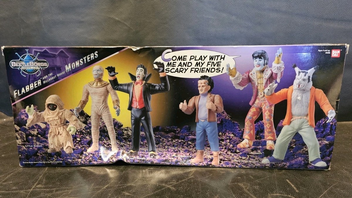 Beetleborgs Flabber & The Hillhurst House Monsters Metallix
