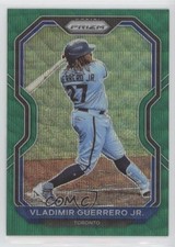 2021 Panini Prizm Tier II Green Wave Prizm Vladimir Guerrero Jr #186 b7b