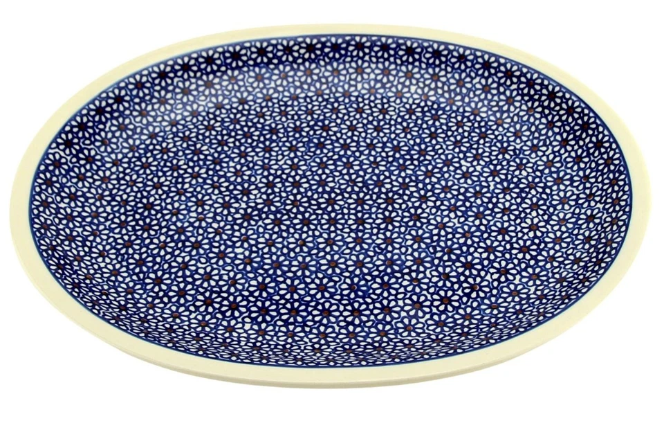 Polish Pottery Oval Large Platter 13 ½" L x 10 ½" W by Zaklady Boleslawiec  - Image 2 of 4