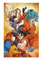 110889 Dragon Ball Super Champa Goku 3D Poster 38X58 Cm