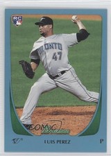 2011 Bowman Draft Blue 435/499 Luis Perez #69 0l2