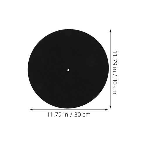 3 Pcs Record Player Felt Pad Felted Turntable Platter Slipmat Vinyl - 第 5/12 張圖片