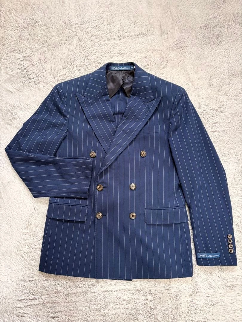 Polo Ralph Lauren Blue Double-Breasted Suits & Blazers for Men for