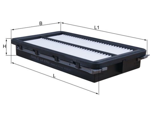 NEU - Knecht LX4759 Luftfilter FüR Hyundai KIA-image