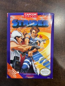 Strider Nintendo NES complete CIB and with Reg Card and NP Insert